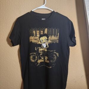 Black Betty Boop Graphic T-Shirt